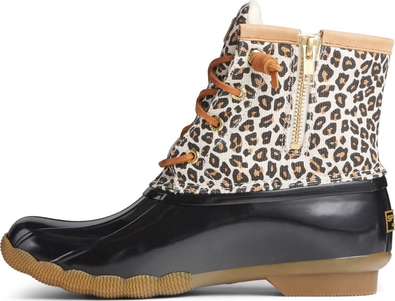 SPERRY حذاء مطر سلت ووتر للنساء من سبيري، بنقشة حيوانات، 9.5 US - Image 2